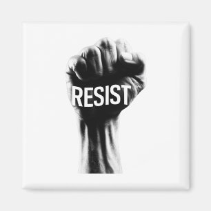 Resist With A Fist Magnet