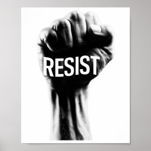 Resist With A Fist  Poster