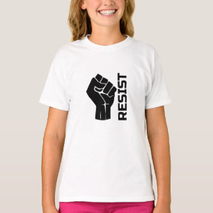 Resist with fist - in black 0002 T-Shirt