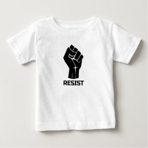Resist with fist - in black baby T-Shirt