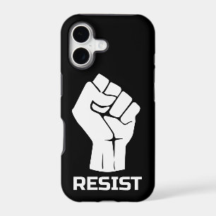 Resist with fist - in white