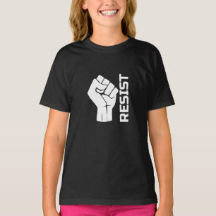 Resist with fist - in white 0002 T-Shirt