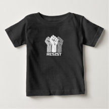 Resist with fist - in white 0003