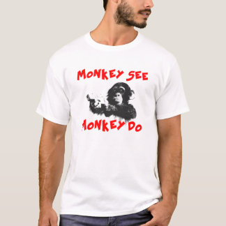 Resistance Apparel Monkey Gun Men's T Shirt