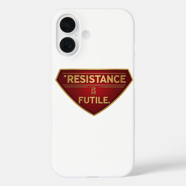 Resistance Is Futile  Case-Mate iPhone Case (Back)