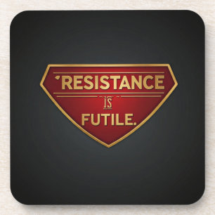 Resistance Is Futile Coaster