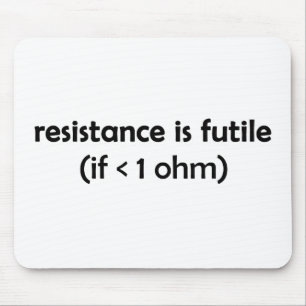 resistance is futile mouse pad
