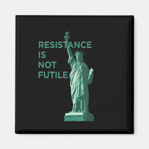 Resistance Is Not Futile Graphic Magnet