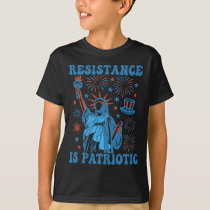 Resistance Is Patriotic Statue Of Liberty 17th Jul T-Shirt