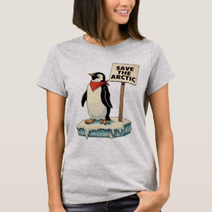 Resistance: The Penguin Fights Back Against Tariff T-Shirt