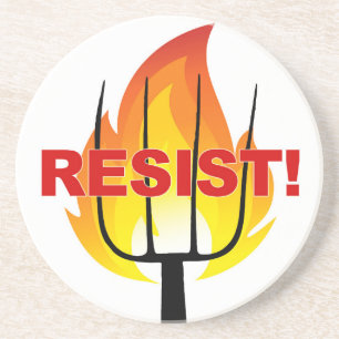 Resistance Torch and Pitchfork Coaster