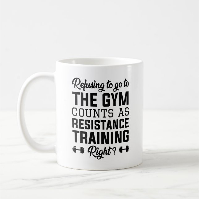 Resistance Training Coffee Mug (Left)