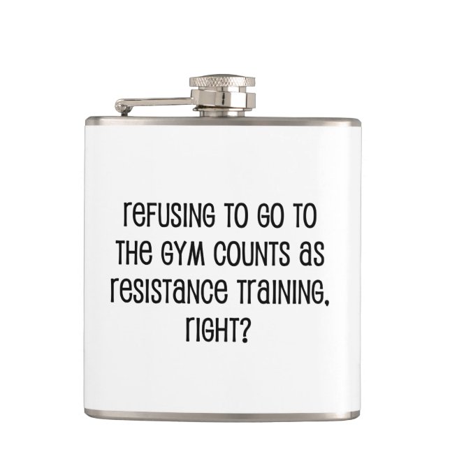 Resistance Training Hip Flask (Front)