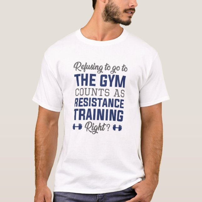 Resistance Training T-Shirt (Front)