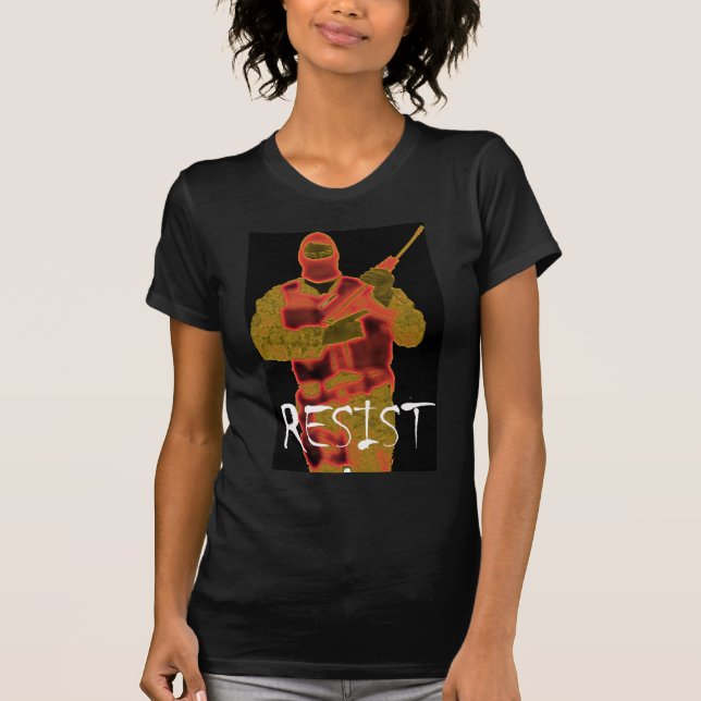 resistblack T-Shirt (Front)