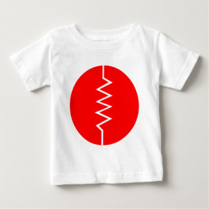 Resistor Symbol - Circled Baby T-Shirt