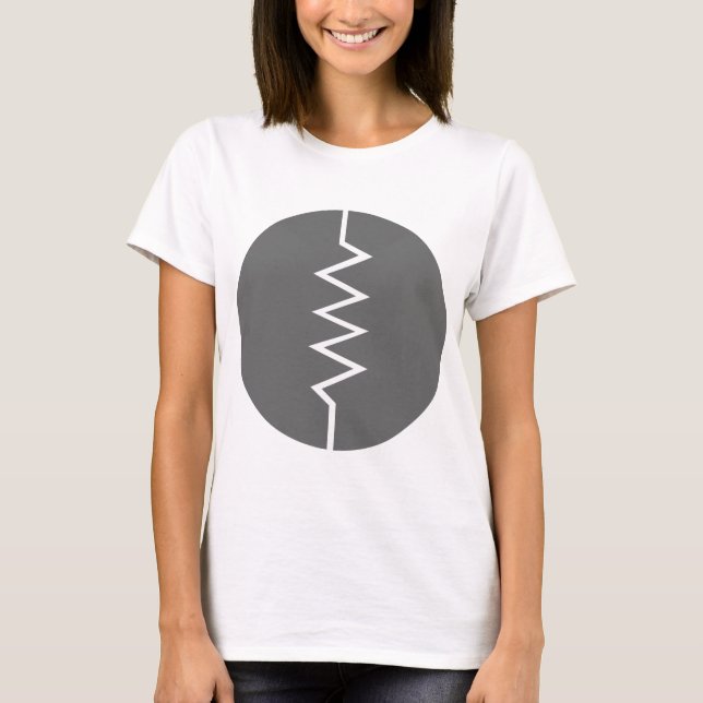 Resistor Symbol - Circled T-Shirt (Front)