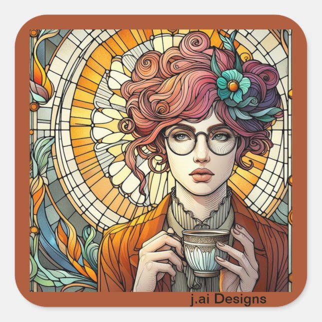 Resolve Square Sticker (Front)