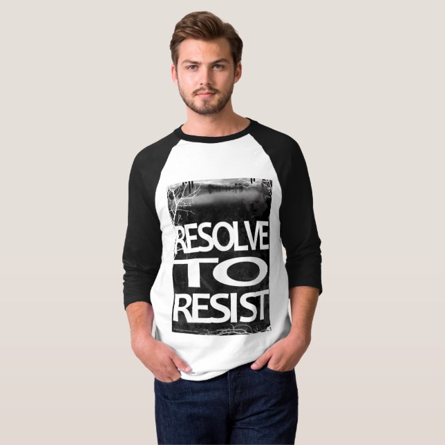 RESOLVE TO RESIST, MEN T-Shirt (Front Full)