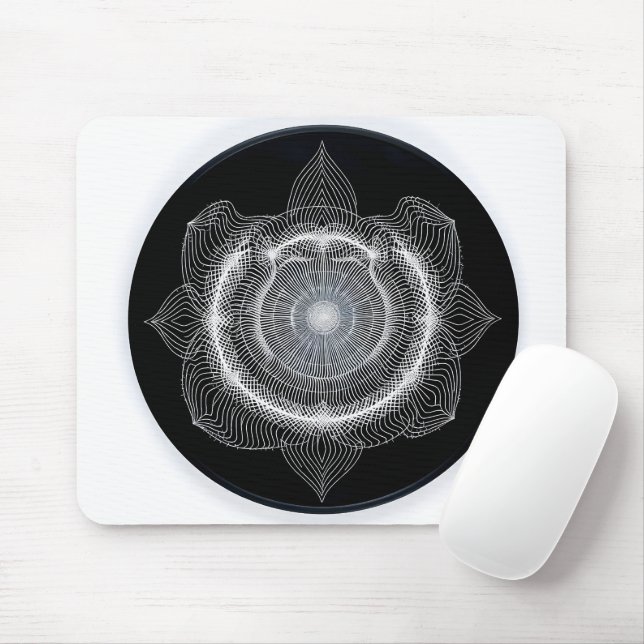 Resonant Sand Patterns Mouse Pad (With Mouse)