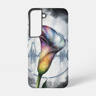 Resonant Sound Wave Calla Lily Samsung Galaxy Case