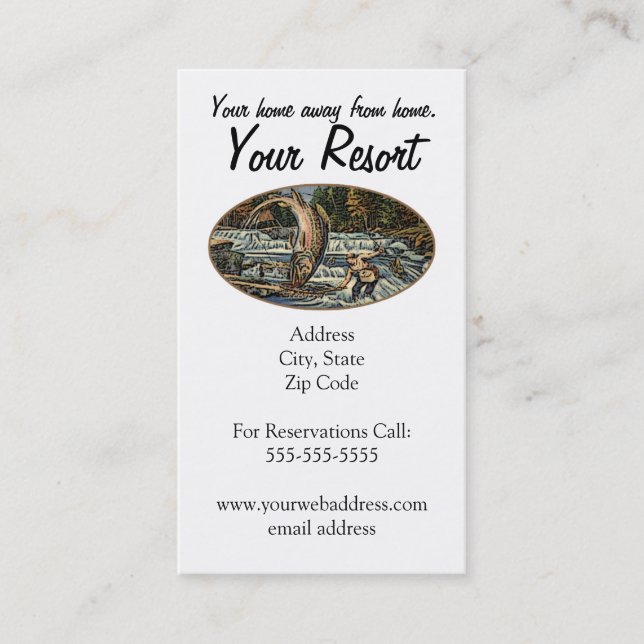Resort Customise Business Card (Front)