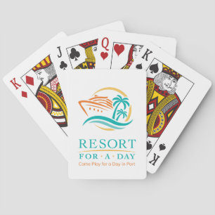 Resort For A Day Playing Cards