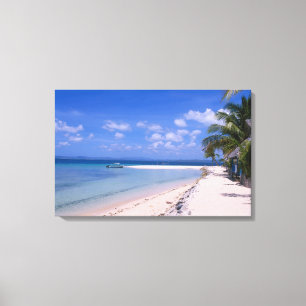 Resort on the beach canvas print