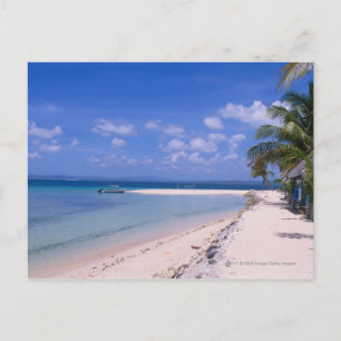 Resort on the beach postcard