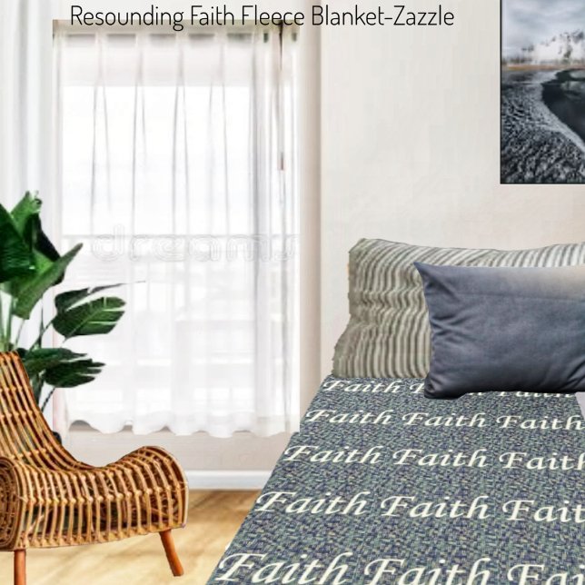 Resounding Faith Fleece Blanket (Creator Uploaded)