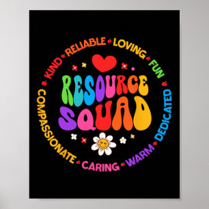 Resource Squad Teacher Team Special Education Iep Poster