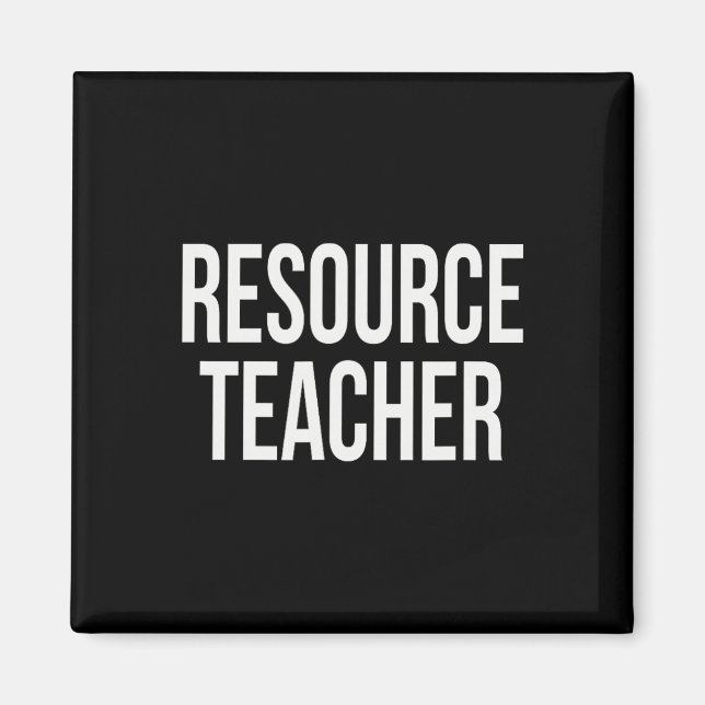 Resource Teacher Appreciation Day For Work Thank Y Magnet (Front)