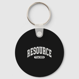 Resource Teacher Appreciation Design For Women Men Key Ring
