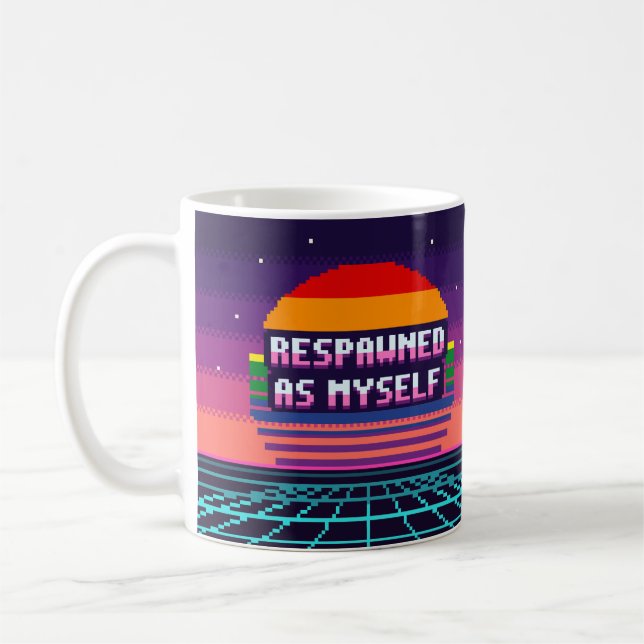 Respawned As Myself Pride Pixel Mug (Left)