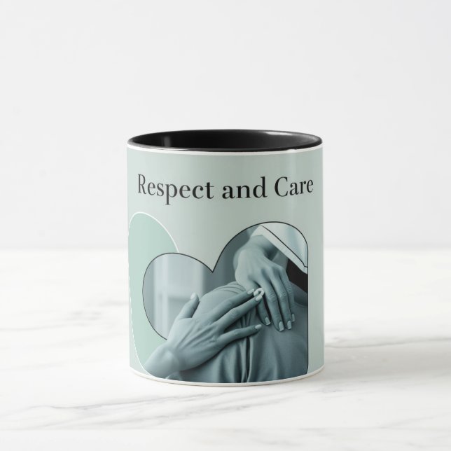 Respect Care Kindness Positivity Inspiration Gift  Mug (Center)