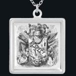 Respect Coat of Arms Regard and Honour Silver Plated Necklace<br><div class="desc">Do you get the respect you deserve?  Wear this pendant and demand your respect in a light heart humourous way.  They will chuckle and then your world will change and your will get that allusive  regard and honour due you. Renaissance</div>