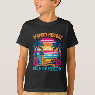 Respect Historygulf Of Mexico Summer Vacation Men  T-Shirt