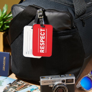 Respect Luggage Tag