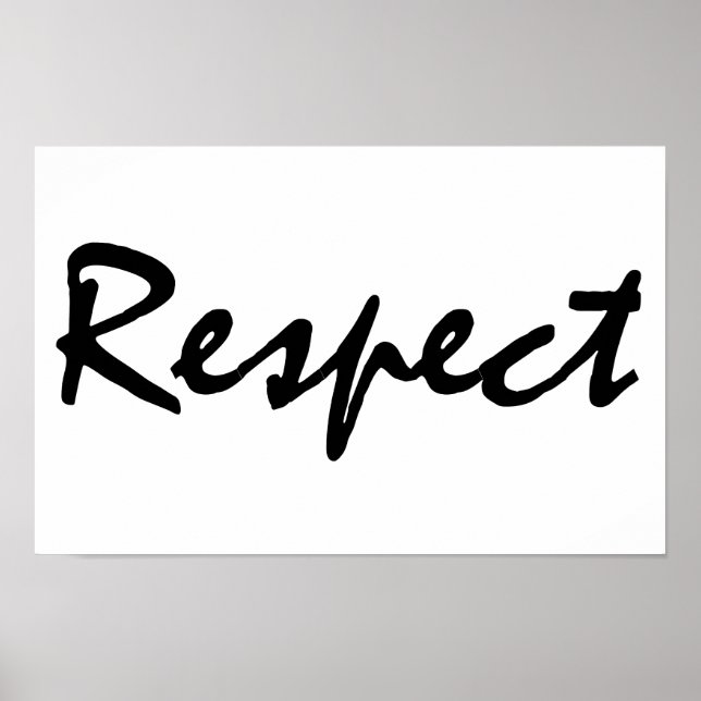 Respect Poster (Front)