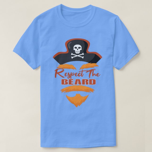 Respect The Beard 5 1 T-Shirt (Design Front)