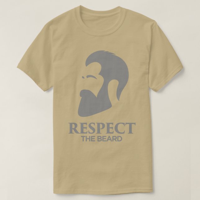 RESPECT the BEARD 66 T-Shirt (Design Front)