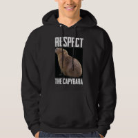 Respect The Capybara Funny Rodent Capibara Photo 