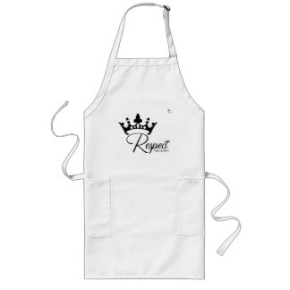 "Respect The Crown" Apron-Long Long Apron