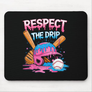 Respect The Drip Bysebyll Drip Boys Ice Cream Drip Mouse Pad