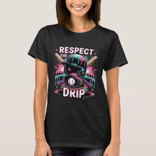 Respect The Drip Bysebyll Ice Cream Drip Helmet By T-Shirt