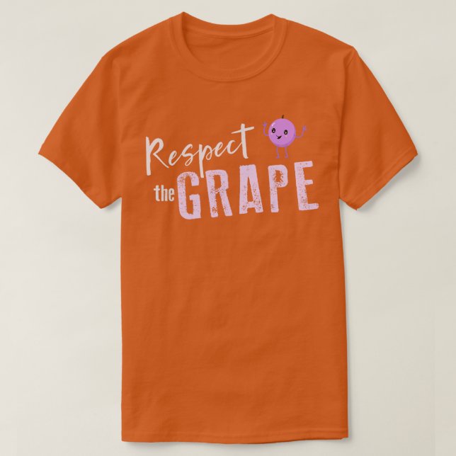 Respect the Grape T-Shirt (Design Front)