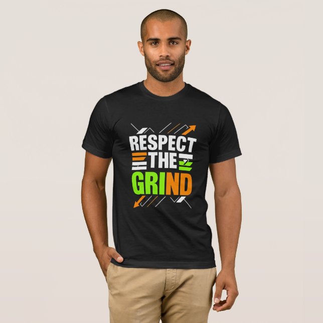 Respect The Grind Labour Day T-Shirt (Front Full)