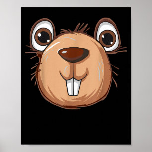 Respect The Groundhog Day Ground Hog Animal Costum Poster