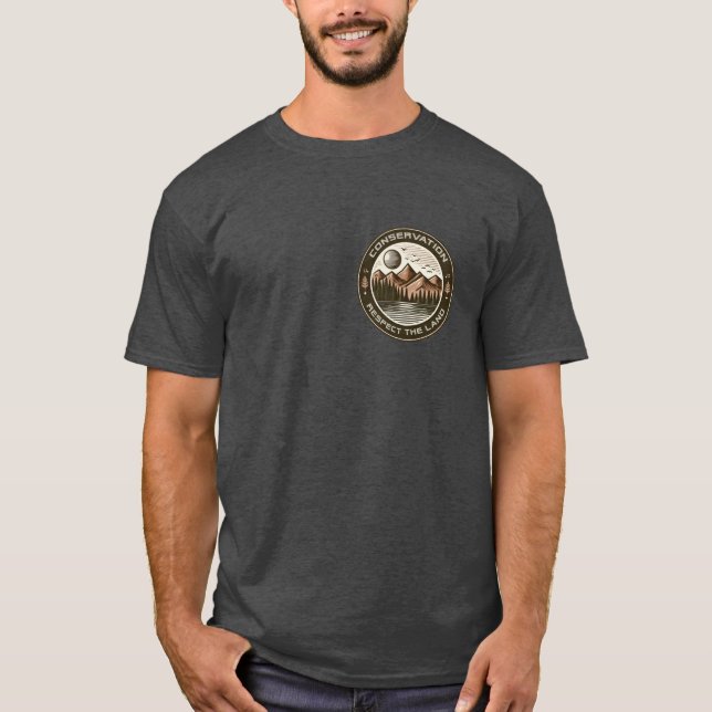 Respect The Land - Conservation T-Shirt  (Front)