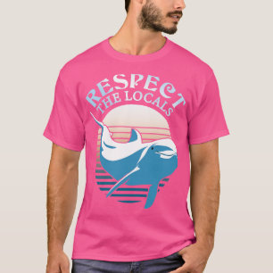 Respect The Locals Dolphins 3 T-Shirt